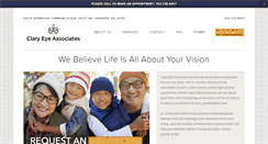 Desktop Screenshot of claryeye.com