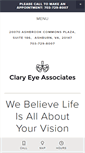 Mobile Screenshot of claryeye.com